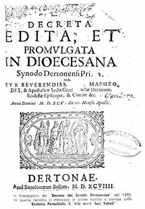  Tagliolo - Diocesi Tortona 